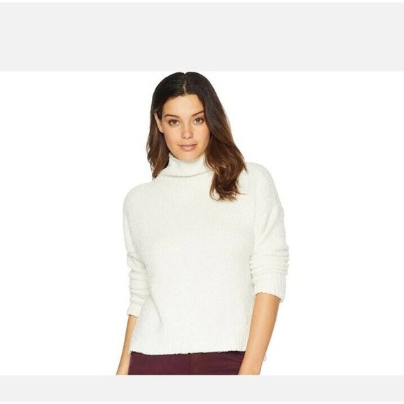 UGG Sage Driftwood Beige Boucle Knit Turtleneck‎ Pullover Sweater Size XL New - Picture 1 of 11